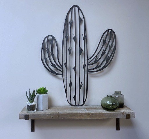 Cactus | Plant | Succulent | Metal Art | Wall Art | Rustic | Plasma Cut